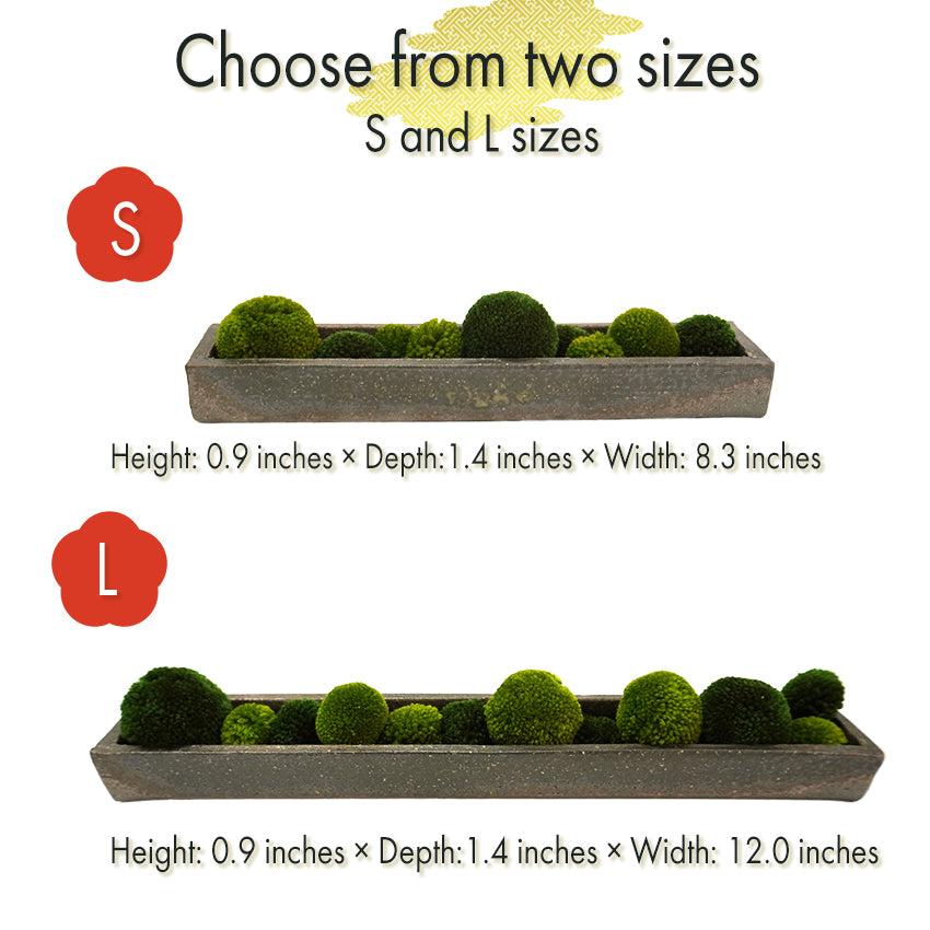 Japanese Shigaraki Pottery with Faux Moss – Zen-Inspired Decorative Piece