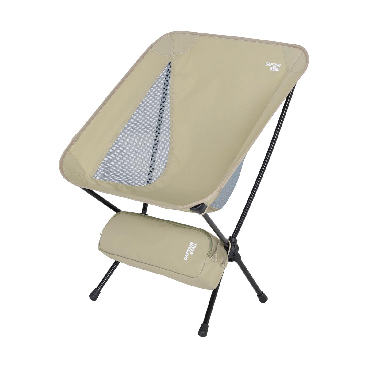 CAPTAIN STAG Lightweight, Compact, Collapsible Camping Chair