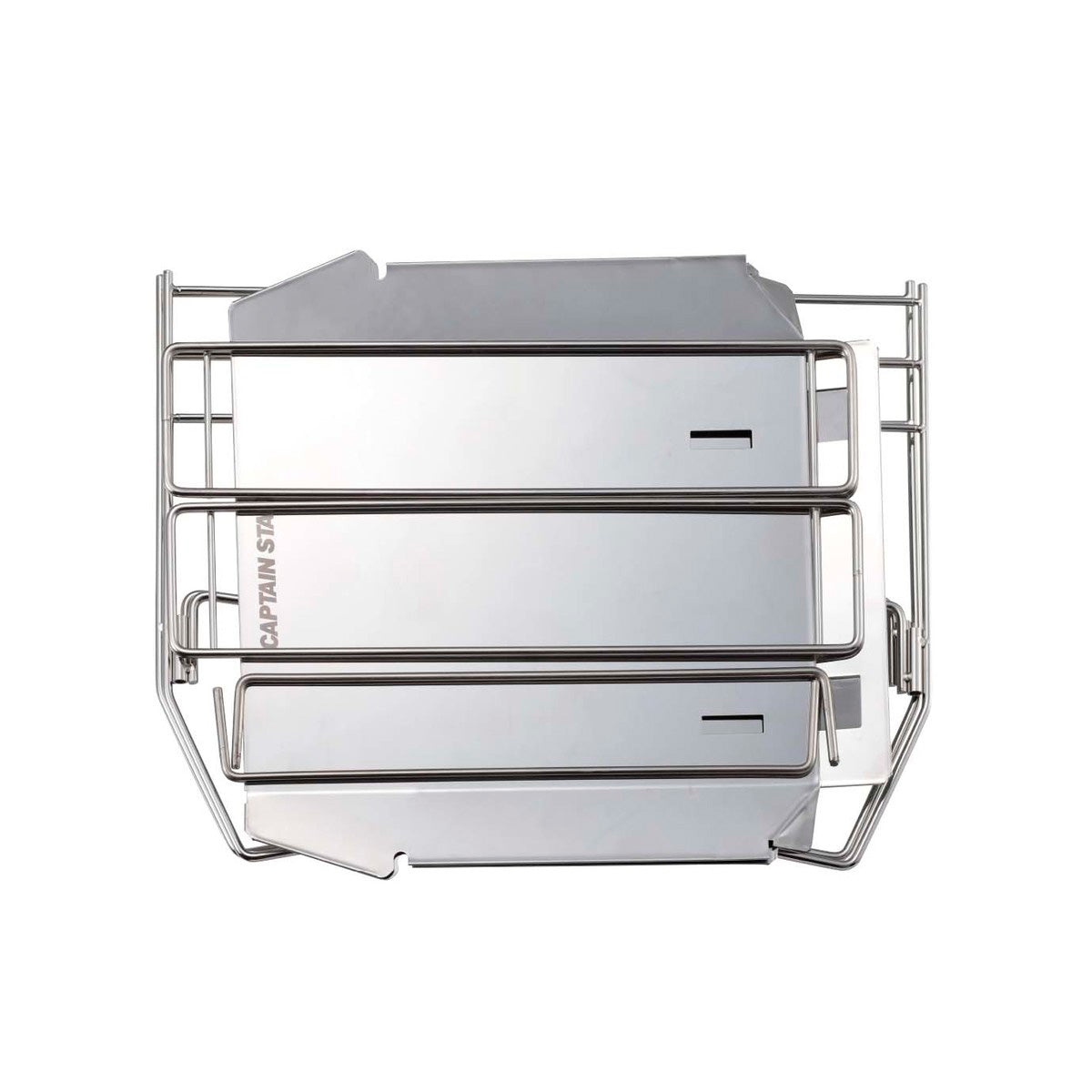 CAPTAIN STAG Portable Stainless Steel Grill and Fire Pit