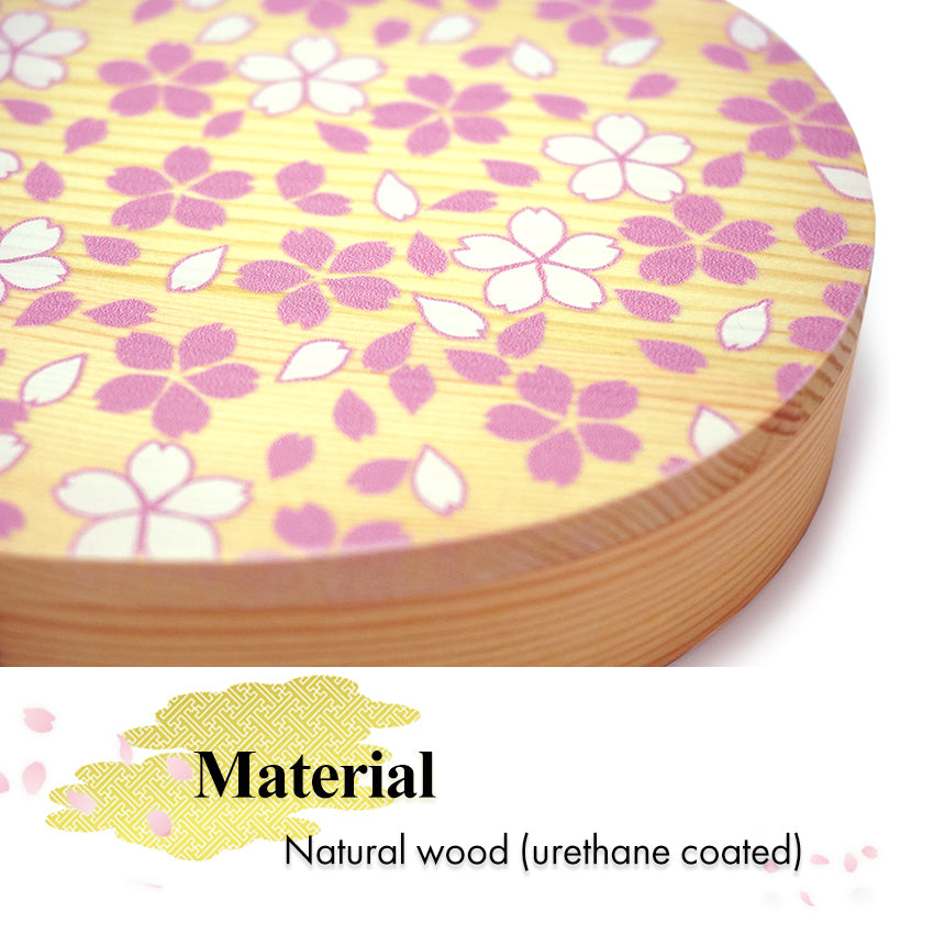 Magewappa Wooden Lunch Box Cherry blossoms