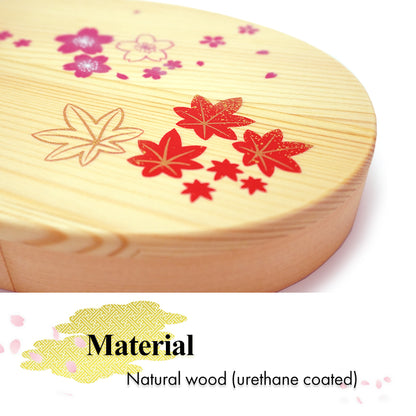 Magewappa Wooden Lunch Box Echoes of spring and fall