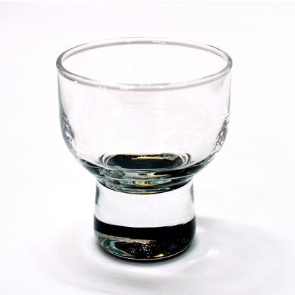 Japanese Art Glass Cup, Kishu Lacquerware Art Drinking Vessel ー HOKUSAI “Edo Spirit” Ukiyoe, The Great Wave off Kanagawa