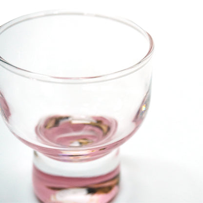 Japanese Art Glass Cup, Kishu Lacquerware Art Drinking Vessel ー Sharaku “Edo Spirit” Ukiyoe, Japanese Beauty portrays