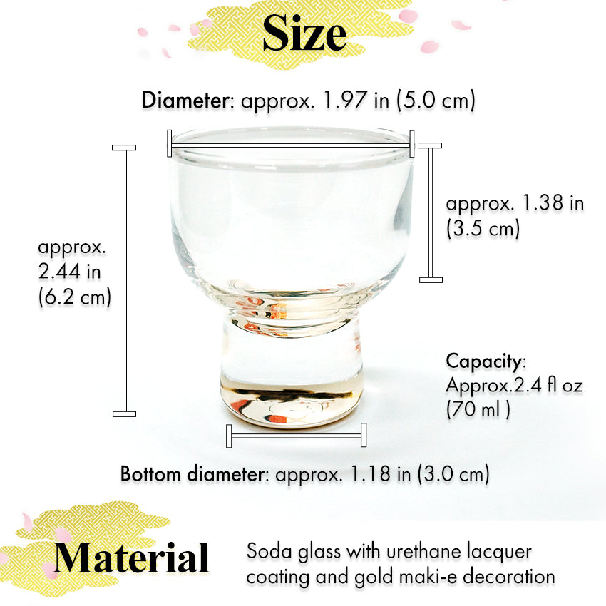 Japanese Art Glass Cup, Kishu Lacquerware Art Drinking Vessel ー Sharaku “Edo Spirit” Ukiyoe, Nusuke Edobei