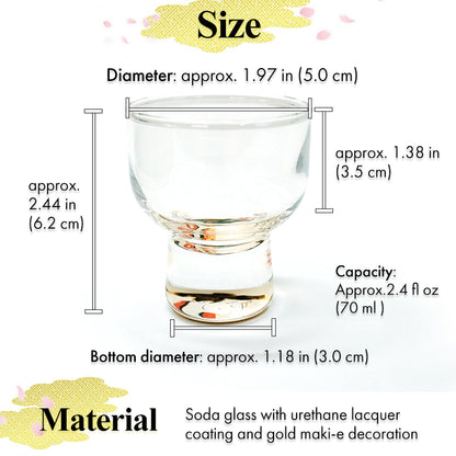 Japanese Art Glass Cup, Kishu Lacquerware Art Drinking Vessel ー Sharaku “Edo Spirit” Ukiyoe, Nusuke Edobei