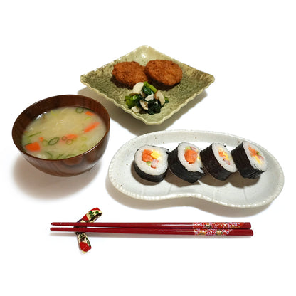 Japanese Chopsticks – Sakura, Fuji, Sushi Designs –Natural bamboo, Non-Slip, Hand-Friendly – Traditional Japanese utensils